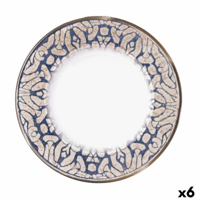 Assiette à pâtes Bidasoa Deneb Hydrozero Marron Céramique Ø 30 cm (6 Unités)