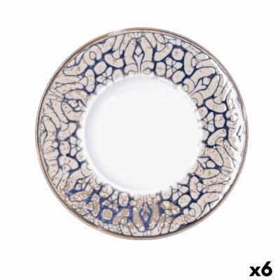 Assiette à pâtes Bidasoa Deneb Hydrozero Marron Céramique Ø 26 cm Risotto (6 Unités)