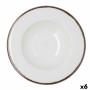 Assiette à pâtes Bidasoa Orion Hydrozero Blanc Céramique Ø 30 cm (6 Unités)