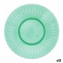 Assiette plate Quid Iris Vert Plastique Ø 26 cm (12 Unités)