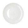 Flat Plate Bidasoa Harmony Hydrozero White Ceramic Ø 27 cm (6 Units)