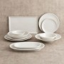 Assiette à pâtes Bidasoa Harmony Hydrozero Blanc Céramique Ø 27 cm (6 Unités)