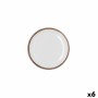 Assiette Bidasoa Orion Hydrozero Blanc Céramique Ø 15 cm Pain (6 Unités)