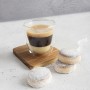 Glass Quid Serenia Transparent Glass 200 ml Capuccino (6 Units)