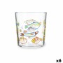 Verre d'eau Luminarc Peces Multicouleur verre Poissons 360 ml (6 Unités)