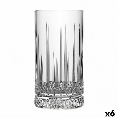 Verre Quid Style Transparent verre Rayures 460 ml (6 Unités)