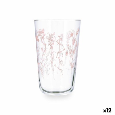 Verre d'eau Quid Velvet Rose verre 400 ml (12 Unités)