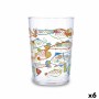Verre d'eau Luminarc Peces Multicouleur verre Poissons 500 ml (6 Unités)