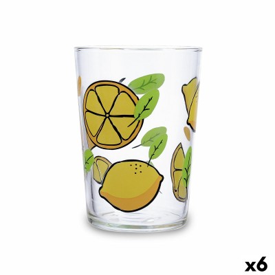Verre d'eau Luminarc Limones Multicouleur verre Citron 500 ml (6 Unités)