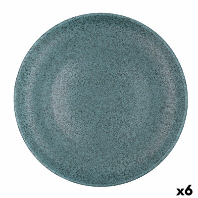 Plat pour pizza Bidasoa Element Hydrozero Bleu Céramique Ø 30 cm (6 Unités)
