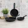 Poêle Quid Oasis Noir Métal Ø 26 cm (5 Unités)