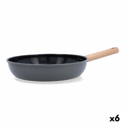 Poêle Bidasoa Mia Gris Métal Ø 28 cm (6 Unités)