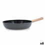 Poêle Bidasoa Mia Gris Métal Ø 28 cm (6 Unités)