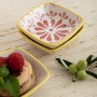 Assiette Quid Velvet Rose Céramique 9,6 x 9,6 cm (24 Unités)