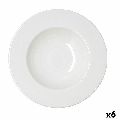 Assiette à pâtes Bidasoa Serenity Hydrozero Blanc Céramique Ø 30 cm (6 Unités)