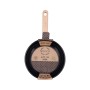 Poêle Bidasoa Mia Gris Métal Ø 22 cm (6 Unités)