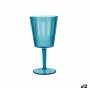 Verre Quid Gaia Turquoise Plastique 350 ml (12 Unités)