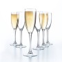 Coupe de champagne Luminarc Ara Transparent verre 160 ml (6 Unités)