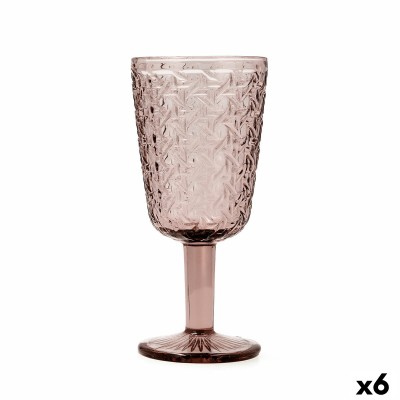 Verre Bidasoa Agata Rose verre 285 ml (6 Unités)