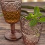 Wineglass Bidasoa Agata Pink Glass 285 ml (6 Units)