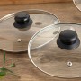 Couvercle pour marmite Quid Renova Transparent verre Ø 18 cm (6 Unités)