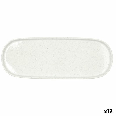 Plateau apéritif Bidasoa Elite Blanc 30,7 x 11,6 x 2 cm (12 Unités)