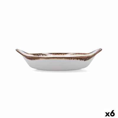 Snack tray Bidasoa Orion Hydrozero White Ø 19 cm (6 Units)