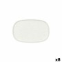 Snack tray Bidasoa Elite White 18,5 x 11,5 cm (8 Units)