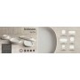 Snack tray Bidasoa Elite White 18,5 x 11,5 cm (8 Units)