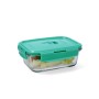Boîte à lunch hermétique Luminarc Turquesa Turquoise verre 820 ml (6 Unités)