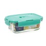 Boîte à lunch hermétique Luminarc Turquesa Turquoise verre 820 ml (6 Unités)