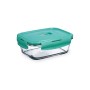 Boîte à lunch hermétique Luminarc Turquesa Turquoise verre 820 ml (6 Unités)