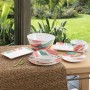 Snack tray Quid Acuarela Pink 25 x 15 x 2 cm (12 Units)