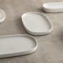 Snack tray Bidasoa Elite White 22 x 8 x 25 cm (8 Units)