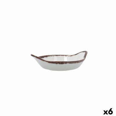Snack tray Bidasoa Orion Hydrozero White Ø 16 cm (6 Units)