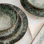 Plateau apéritif Bidasoa Stela Vert 27,5 x 16,3 cm (6 Unités)