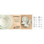 Snack tray Bidasoa Kai Hydrozero White 19 x 11 cm (6 Units)