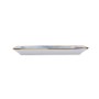 Snack tray Bidasoa Aura White 25 x 12 cm (6 Units)