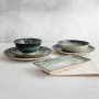 Plateau apéritif Bidasoa Stela Blanc 25 x 12 cm (6 Unités)