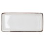 Snack tray Bidasoa Orion Hydrozero White 34 x 16 cm (6 Units)