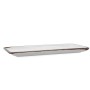 Snack tray Bidasoa Orion Hydrozero White 34 x 16 cm (6 Units)