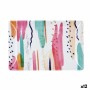 Snack tray Quid Acuarela Pink 30 x 20 x 2 cm (12 Units)