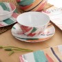 Plateau apéritif Quid Acuarela Rose 30 x 20 x 2 cm (12 Unités)