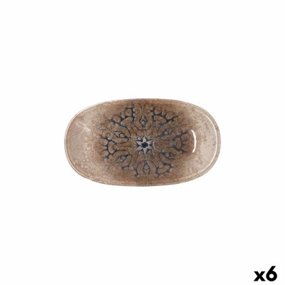 Plateau apéritif Bidasoa Deneb Hydrozero Marron 19 x 11 cm (6 Unités)
