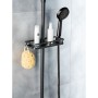 Bathroom Shelves Wenko libertà Black ABS