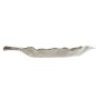 Centerpiece Home ESPRIT Silver Aluminium Leaf of a plant 37 X 18 X 4 cm