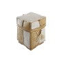 Set of decorative boxes DKD Home Decor White Black Grey Natural Bamboo Boho (3 Pieces)