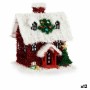 Décorations de Noël Krist+ 19CD387 Blanc Rouge Vert Maison 19 x 24,5 x 19 cm guirlande (12 Unités)