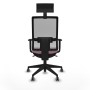 Office Chair with Headrest Piqueras y Crespo 1D066G1 Pink