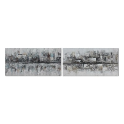 Canvas DKD Home Decor Canvas MDF Wood 120 x 2,8 x 60 cm